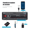 thumbnail image 5 of Auto Estereo Bluetooth Mp3 Radio Manos Libres Aux Fm Sd Usb Negro, 5 of 5