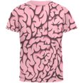 thumbnail image 1 of T-Shirt Adulte Halloween Rose Cerveaux Partout, 1 of 2