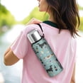 thumbnail image 6 of 20 Oz Dogs with Wine and Glasses Coffee Tumbler Double Wall Insulated Stainless Steel Water Bottle | Metal Reusable Thermoses Flask with Cup Cap | Leak & Sweat Proof with Anti-Dust Lid, 6 of 7