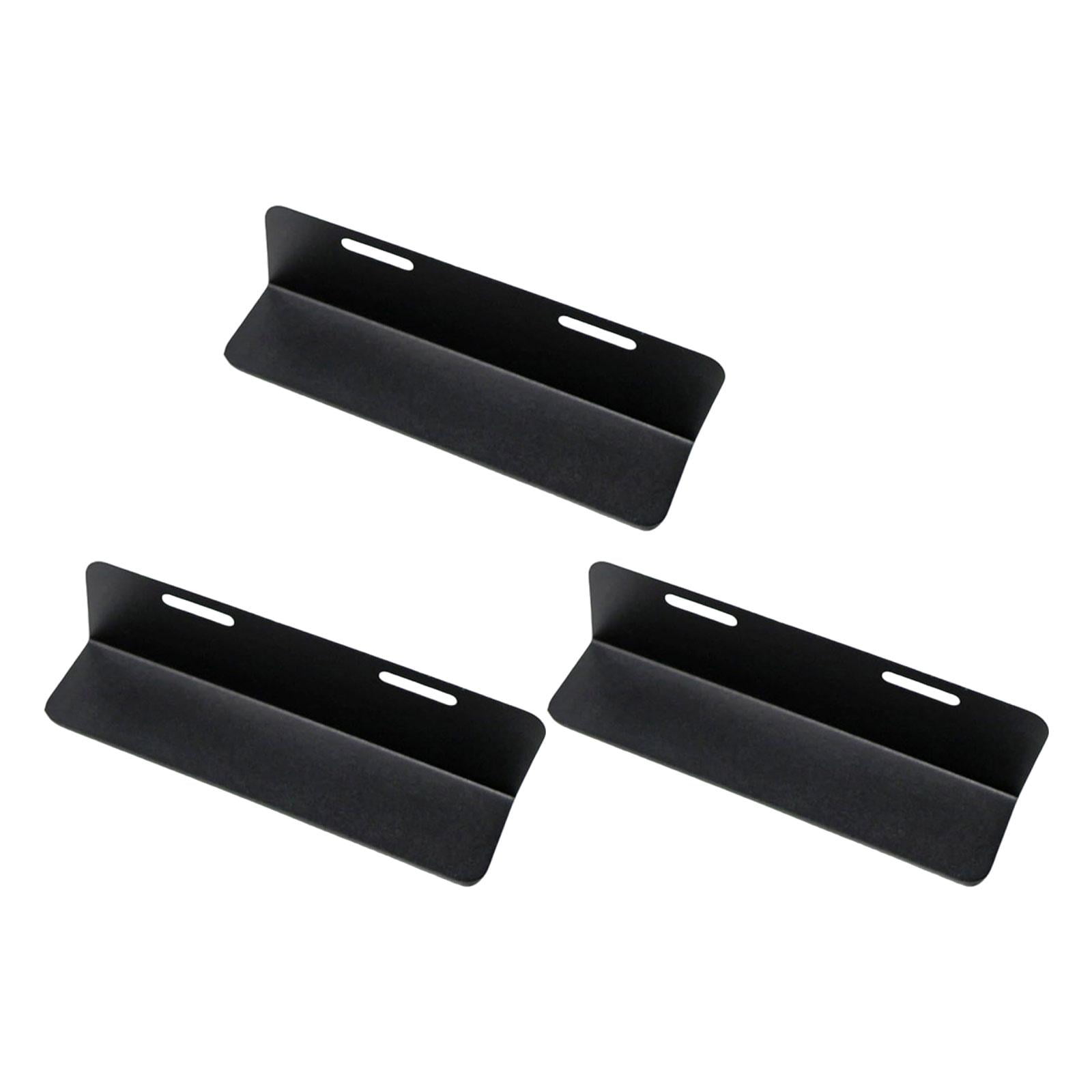 3 Pieces Car Trunk Organizer Dividers Cargo Containment Automotive Accessories 19x50cm Sturdy Metal for Vehicle Trunks