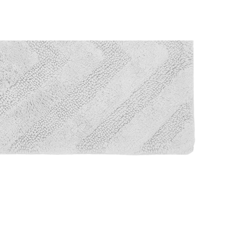 24x40 Hotel Collection Bath Rug White/Sand - Better Trends
