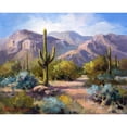 thumbnail image 3 of Johnston, Maxine 24x20 Black Modern Framed Museum Art Print Titled - Catalina Mountain Foothills, 3 of 5