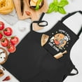 thumbnail image 5 of Funny Gothic Skeleton Baking Apron with Pockets, Funny Baking Gifts, Having a Mental Bake Down Waterproof Adjustable Cooking Apron for Kitchen Dishwashing Grilling, 5 of 6