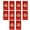 1, variant on comerut 10Pcs Chinese Red Envelopes Embossed Pattern Hot Stamping Traditional Chinese Lai See Cash Lucky Pockets Red Envelopes for New Year Spring Festival Birthday Wedding