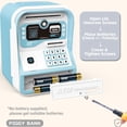 thumbnail image 4 of Kids' Bank Real ATM Bank With Debit Card Deposit Machine Sorter Calculator Electronic Cool For Teenage Girls, 4 of 8