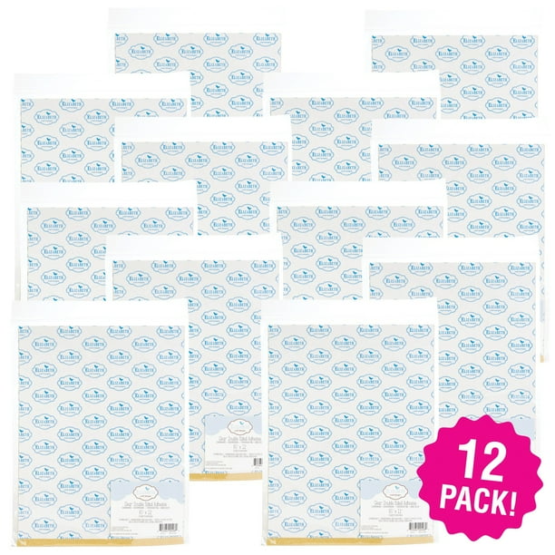 Multipack of 12 Elizabeth Craft Clear DoubleSided Adhesive Sheets 5