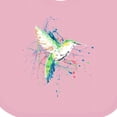 thumbnail image 4 of Inktastic Hummingbird Paint Splatter Boys or Girls Baby Bib, 4 of 4