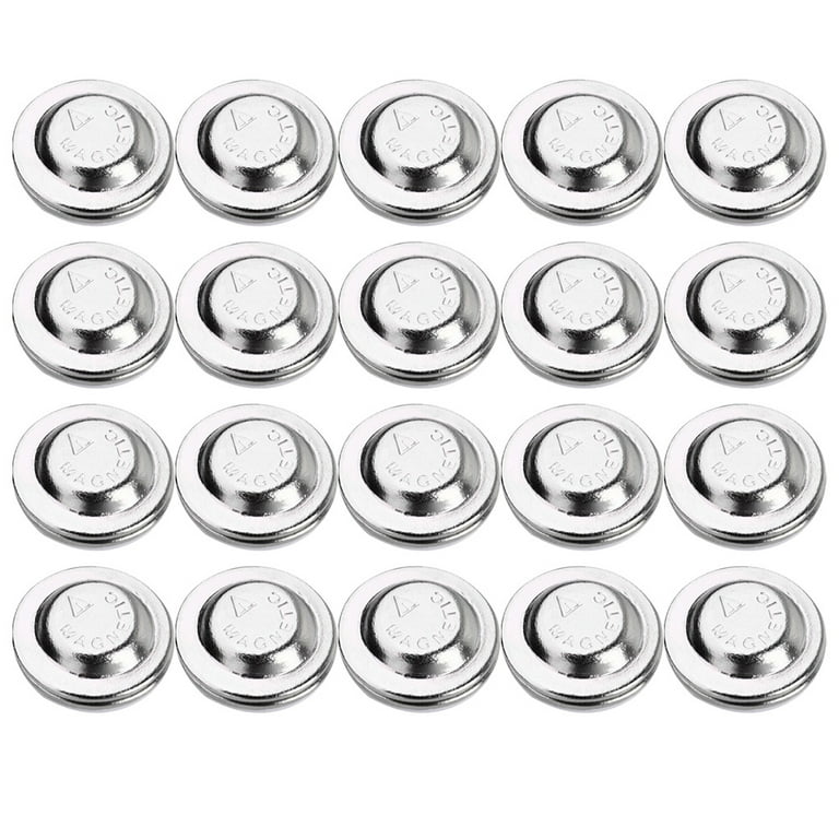  Abaodam 40 pcs Clip Handbag Holder Metal snap Buttons Magnetic  Wallet bib Magnets for Runners Magnetic Round Snap Button Nametag Magnet  Backing Name Badges Magnet Button Badges Magnet Set : Office