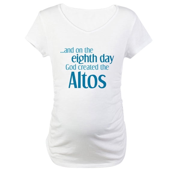 CafePress - Alto Creation Maternity T Shirt - Cotton Maternity T-shirt, Cute & Funny Pregnancy Tee