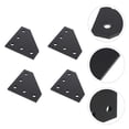 thumbnail image 1 of IFANLANDOR 4pcs Aluminum Alloy Joining Plate Joint Board Black for Assembly Applications, 1 of 8