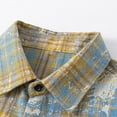 thumbnail image 6 of Lmnyox Men's Fashion Plaid Print Shirts Long Sleeve Button Down Collared Shirts Soft Casual Cotton Shirt, 6 of 6