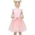 thumbnail image 5 of Girls Dress Pink Sequin Lace Party Wedding Pageant Tulle Sleeveless 10 Years, 5 of 8