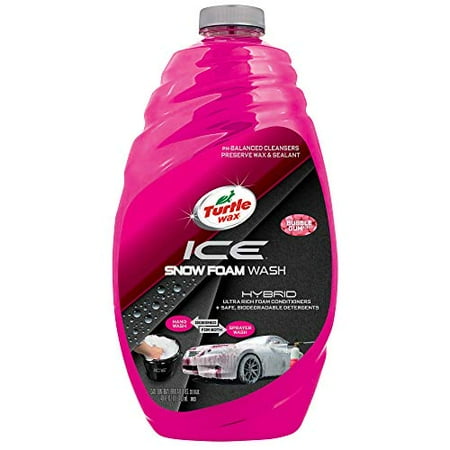 wash foam snow wax turtle ice oz 48oz