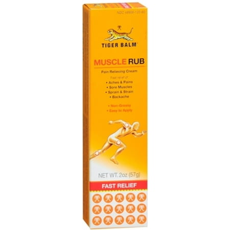 Rub 2 Ounce Cream - Tiger Balm Muscle Rub 2 oz (Pack of 3)