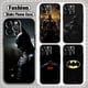 thumbnail image 2 of Funda de teléfono negra suave a prueba de golpes para Apple, b-batman Hero, iPhone 15 14 13 12 11 XS XR X 8 7 Pro Max Plus Mini, 2 of 5