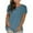 Dark Blue, variant on Uaswgudfs Women's Thin & Comfortable Solid Blouse Tee - Casual Summer Oversized Short Sleeve High Low Loose Fit Basic Top