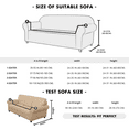 thumbnail image 6 of Sofa Covers For Living Room Elastic Solid Corner Couch Cover L Shaped Chaise Longue Slipcovers Chair Protector, 6 of 6