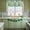 Multi Color, variant on 54x18 Inches White St. Patricks Day Window Valance Green Shamrock Gnome Shamrock Fortune Love Indoor Window Decor Polyester