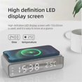 thumbnail image 5 of Wireless Charger Time Alarm Clock LED Digital Thermometer Earphone Phone Chargers Fast Charging Dock, 5 of 5