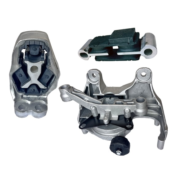 K4440 Engine Motor & Transmission Mount Kit 3pc Compatible with Fits 2021-2024 Nissan Rogue 1.5L Auto CVT | GP10299 GP10253 GP10306