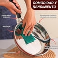 thumbnail image 4 of Batería de Cocina de Acero Inoxidable de 20 Piezas, Juego de Ollas y Sartenes Antiadherentes con Juego de Cuchillos para Estufas de Inducción, Eléctricas y Gas (rojo), 4 of 7