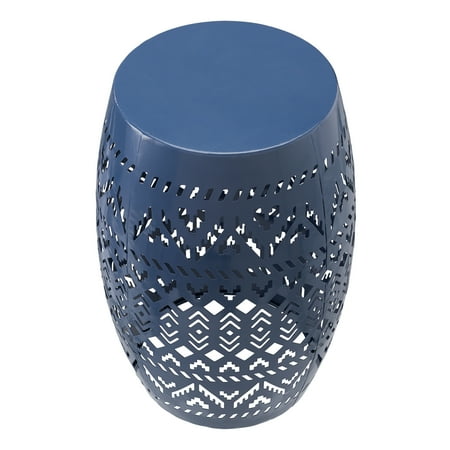 Mainstays Adara 12 Punched Metal Outdoor Garden Stool Best Punched Metal Outdoor Garden Stool