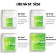 thumbnail image 5 of Custom Blanket with Name for Adults Kids Personalized Blanket and Throw Customized Flannel Name Blanket Personalized (Style-2, 30x40), 5 of 6