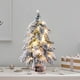 thumbnail image 5 of Xihbxyly Mini Árbol de Navidad, Diseño de Pino Blanco, con Luces y Base de Madera, Decoración de Mesa, Ambiente Festivo, Ideal para La Oficina o El Hogar, Tamaño de 45 Cm, Batería No Incluida., 5 of 6