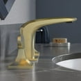 thumbnail image 4 of Chateau 8 in. Widespread, 2-Handle, Bathroom Faucet in Brushed Gold, 4 of 9