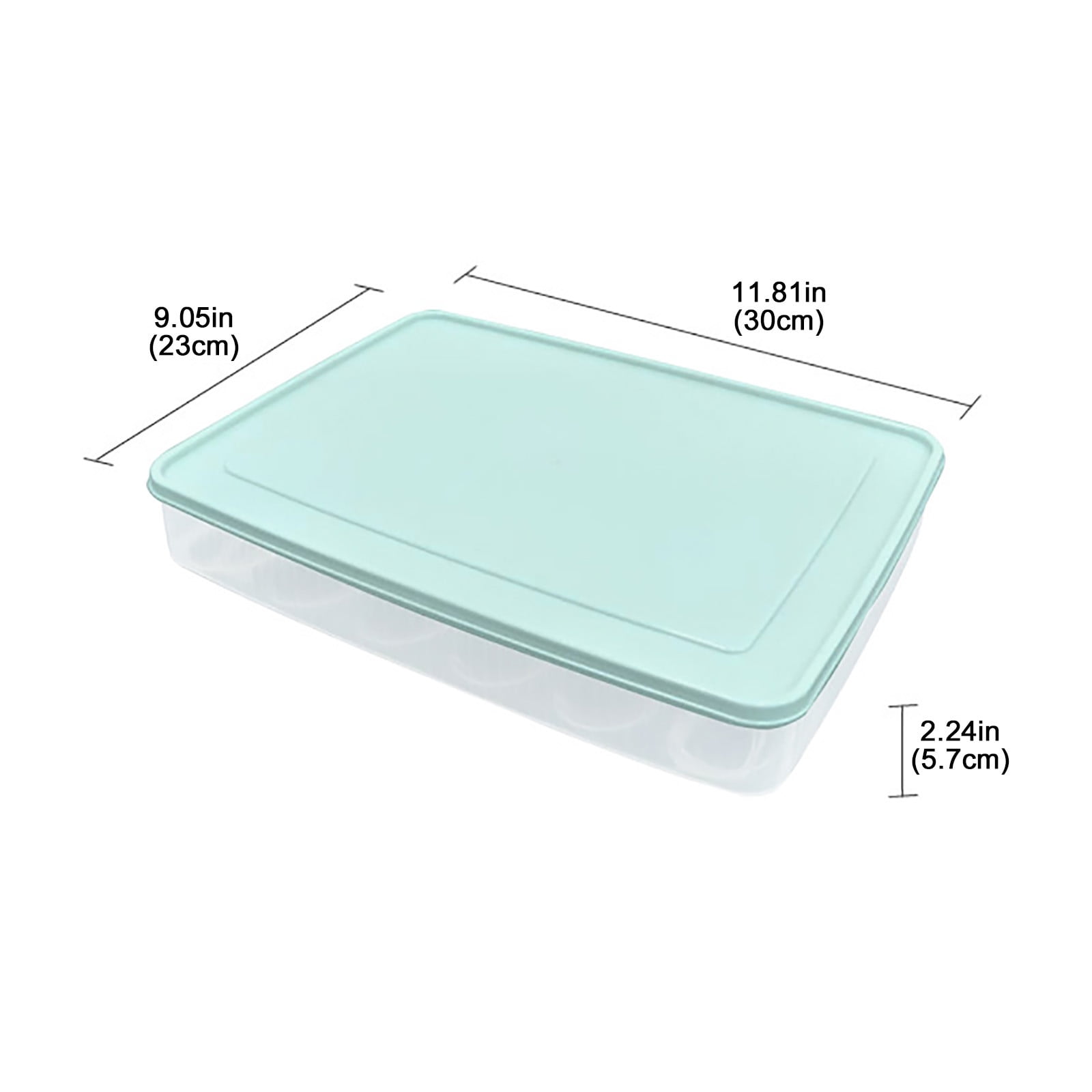 BMYJ Deviled Egg Containers with Lid, Portable Storage Carrier Egg Holder Deviled Egg Tray for Refrigerator Easter Party Holding 24 Eggs, Refrigerator Fresh-Keeping Storage Box