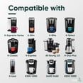 thumbnail image 2 of Keurig Starter Kit Replacement Water Filter Holder for Keurig 2.0, K-Slim, K Express (Older Ver), K-Supreme, K-Duo Plus Coffee Maker – Includes Tall Handle for Side Reservoir and 3-Pack Water Filters, 2 of 9