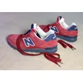 thumbnail image 2 of $160 New Balance US 574 Made In USA Red/Blue Men’s Size 11 Suede Running Shoes, 2 of 6