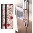 thumbnail image 1 of NETILGEN 2 Pcs Refrigerator Door Handle Covers Non-Slip Kitchen Appliance Protective Mat for Fridge Dishwashers Microwave Kitchen Decor Coffee Snowflake Print, 1 of 6