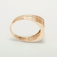 thumbnail image 5 of LBG British Made 18k Rose Gold Natural Ruby Mens Band Ring - 25 size options - Size 8.25, 5 of 6
