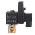 thumbnail image 2 of Válvula de drenaje, G1/2 DN15 Temporizado electrónico automático, para gestión de condensados ​​de compresores de aire(230V), 2 of 8