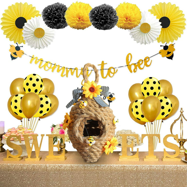 Tiered Tray Decor Bee Honey, Display Table Shelf
