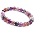 thumbnail image 1 of Bracelet Femme Perles Rondes Cristal Cacoxenite Naturelle Auralite 23 7mm, 1 of 4