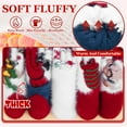 thumbnail image 6 of Loritta 5 Pairs Fluffy Fuzzy Socks Soft Cozy Socks Women Sleep Comfy Socks Winter Warm Socks for Women Gift Box, 6 of 7