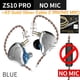thumbnail image 1 of KZ ZS10 PRO 4BA + 1DD HIFI Auriculares de metal Auriculares híbridos en la oreja Auriculares deportivos con cancelación de ruido KZ ZSN PRO ZST AS16 AS12 AS10 C16 Tan Jianjun unisex, 1 of 2