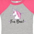 thumbnail image 4 of Inktastic 1st Birthday Unicorn Girls Baby Bodysuit, 4 of 5