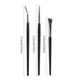 thumbnail image 3 of 3 Pieces Professional Angled Eyeliners Brush Set With Soft Synthetic Fibers Great For Achieving Precise Eye Makeup Styles, 3 of 9