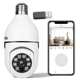 thumbnail image 2 of Cámara con Bombilla Meser 2.4GHz Wifi 1080P E27 Seguridad 360 grados, 2 of 9