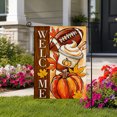 thumbnail image 2 of SPXUBZ Football Pumpkin Garden Flag 12 x 18 Inch Linen Welcome Fall Outdoor Yard Flag Autumn Sports Front Porch Farmhouse Lawn Patio Seasonal Decoration, 2 of 5