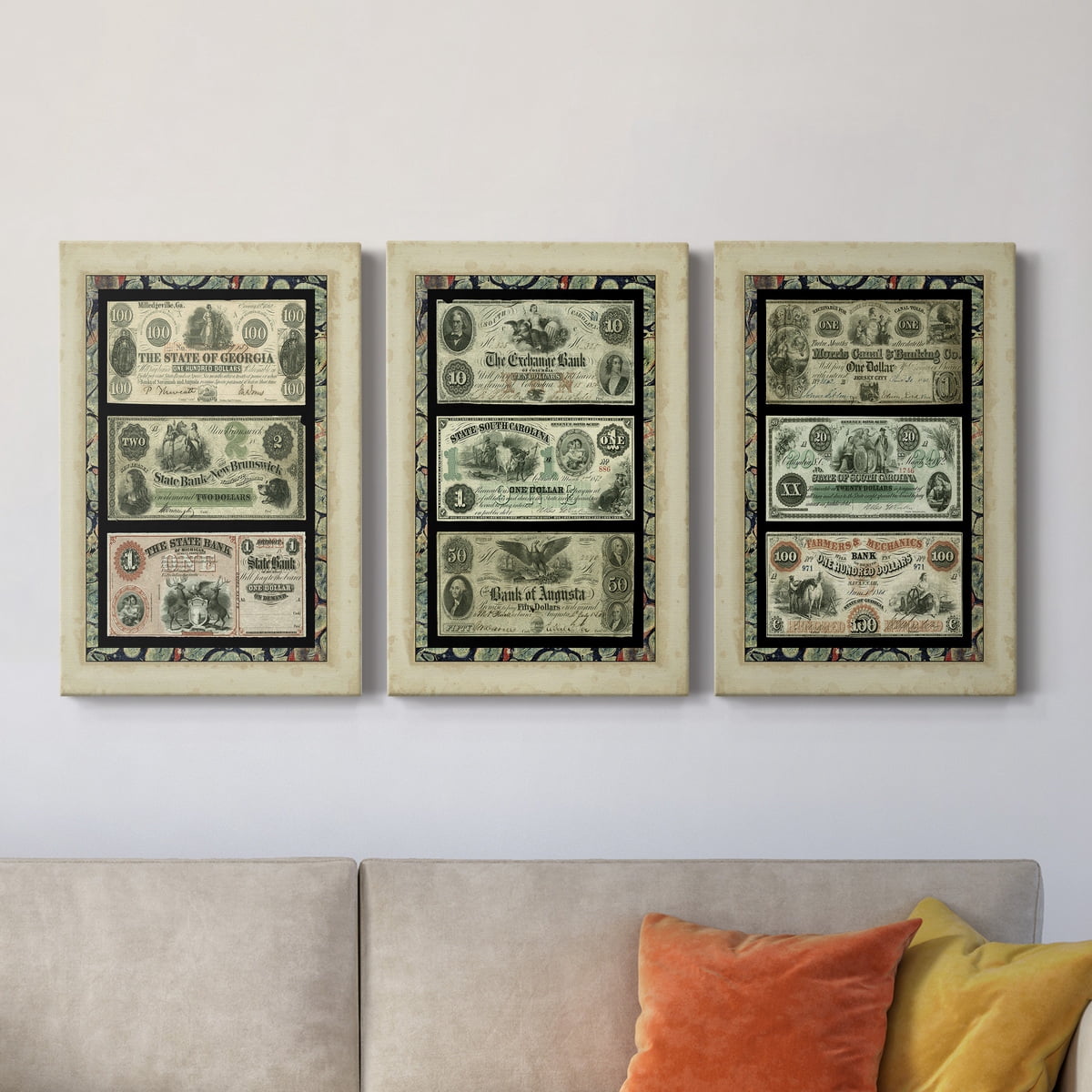 Money, Money, Money I Premium Gallery Wrapped Canvas - Ready to Hang - 8 x 12 Each
