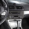 thumbnail image 5 of Marco del panel de interruptores de control de CD Yashi Compatible con BMW X3 2006-2010 Color Patrón de fibra de carbono, 5 of 5