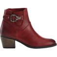 thumbnail image 2 of Women's Earth West Riverton Ankle Bootie Red Crazy Horse Leather 12 M, 2 of 3