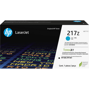 HP 217Z Cyn Original LaserJet Toner Crtg, ~24,000 pages, W2171Z
