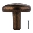 thumbnail image 2 of Amerock BP53017R3-XCP250 Round Hammered Head Kitchen Cabinet Knob 1-1/4" Diameter  Rustic Brass - pack of 250, 2 of 4