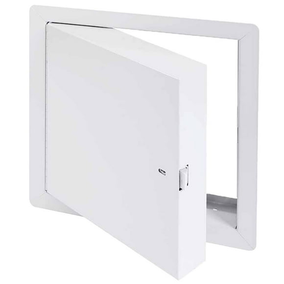 Best Access Doors 16” x 16” Fire Rated Access Panel Insulated for Drywall – White Steel, Metal Wall and Ceiling Fire-Rated Access Door with Flange for Walls, Flush Mount with Slam Latch, HT-BAC-FRI