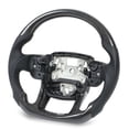 thumbnail image 1 of Car Carbon Fiber Steering Wheel, Racing Style Customized Steering Wheel Antioxidation  For Upgrade, 1 of 8